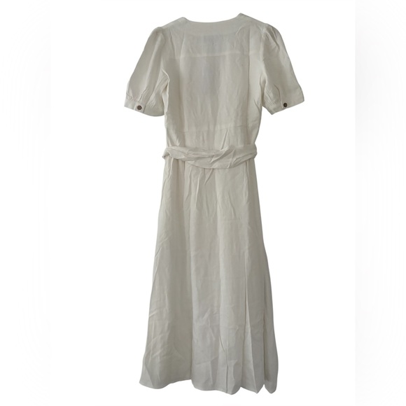 NWT Lulus Blissful Simplicity White Midi Dress - Picture 6 of 13